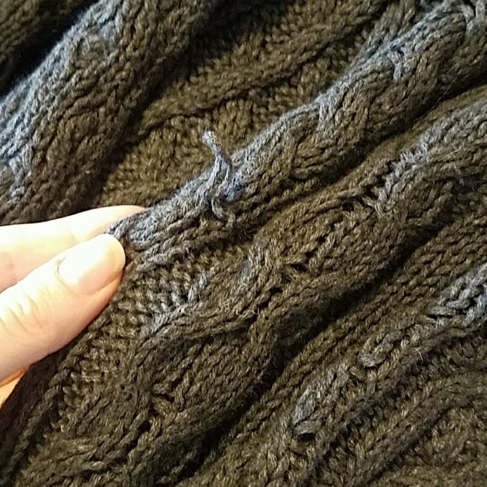 Long gray comfy sweater - Picture 8 of 8